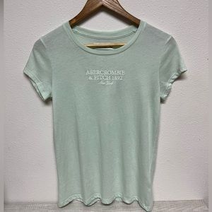 Abercrombie And Fitch T-shirt, Light Green, Super Soft And Lightweight Size XS